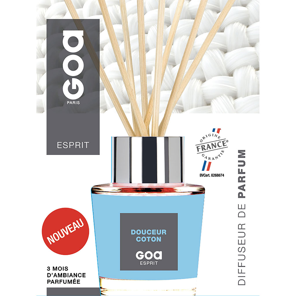 Diffuseur de parfum douceur coton 200ml - GOA