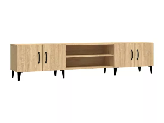 Meubles TV chêne sonoma 180x31,5x40 cm bois d'ingénierie