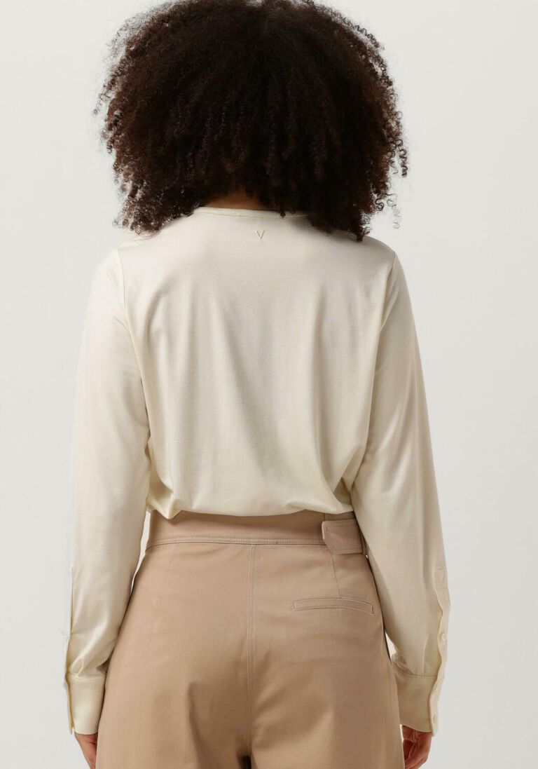 VANILIA beige vanilia top soft jersey henley