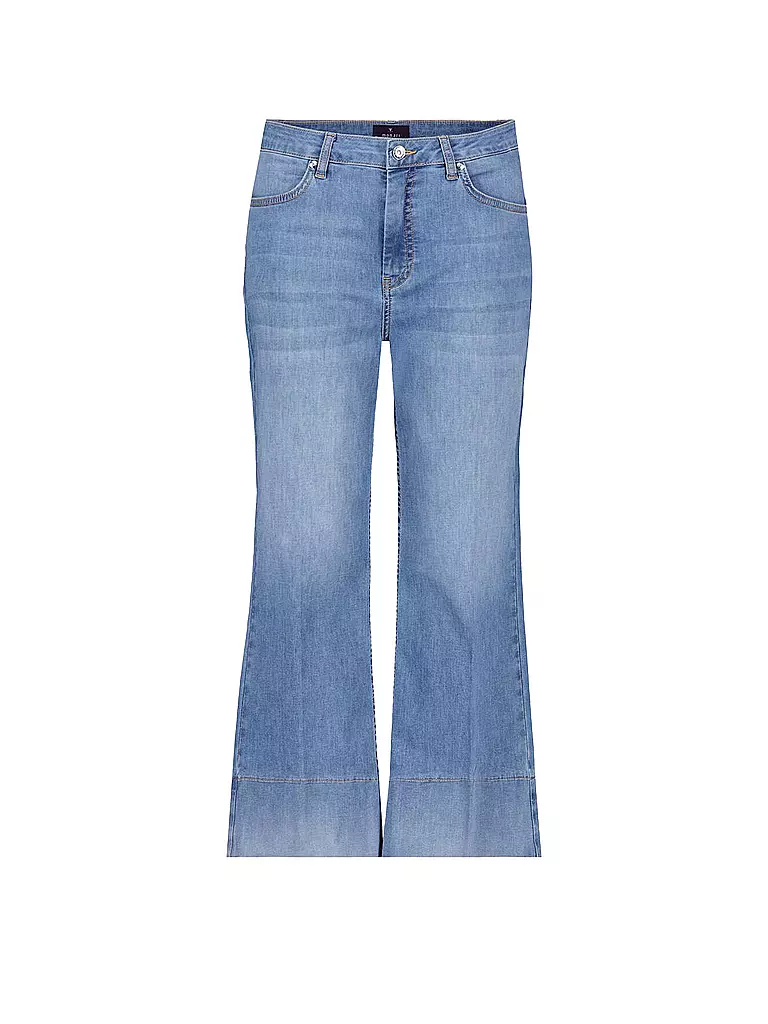 MONARI Jeans Flared Fit 3/4  blau
