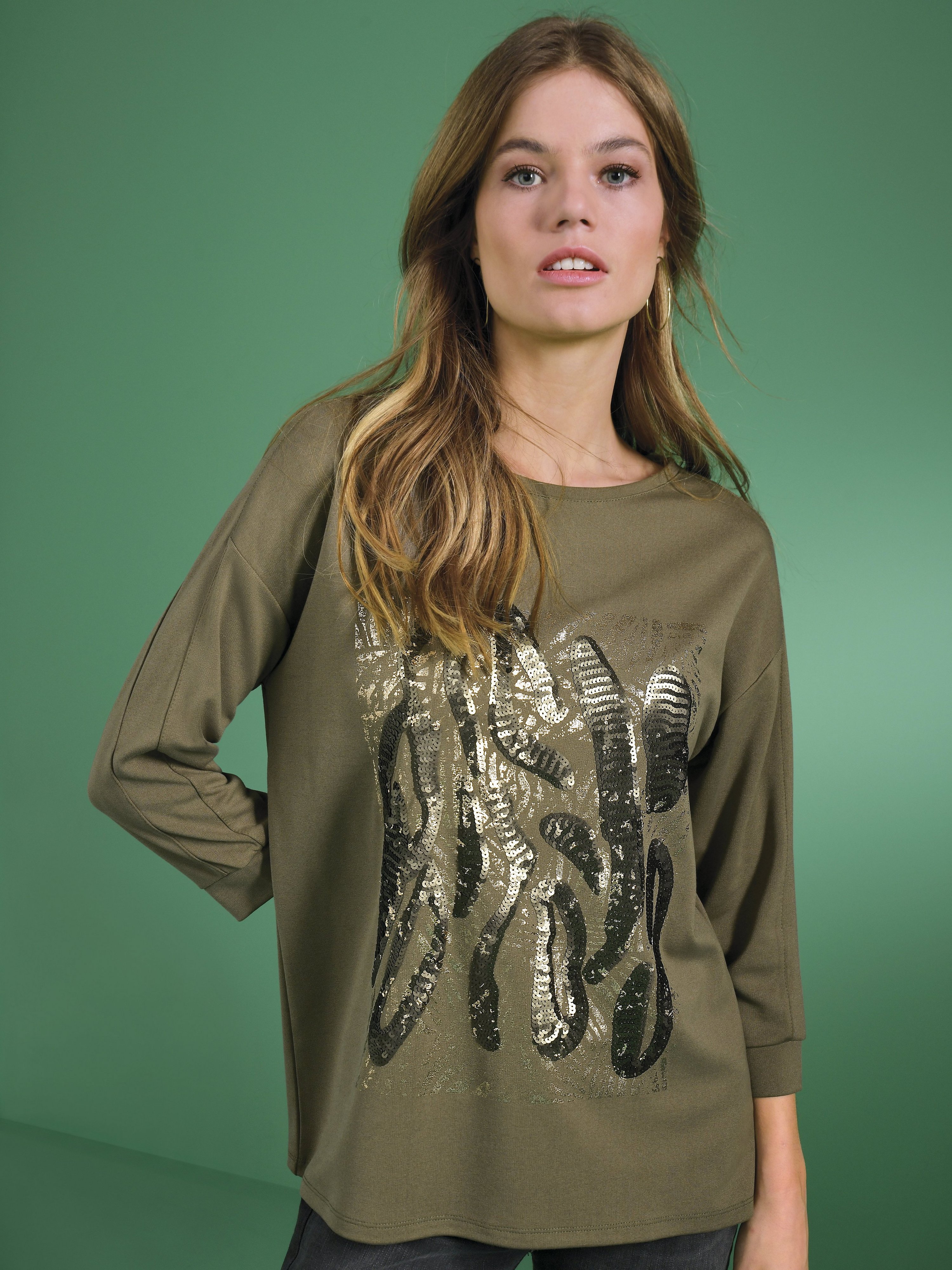 Shirt mit 3/4-Arm