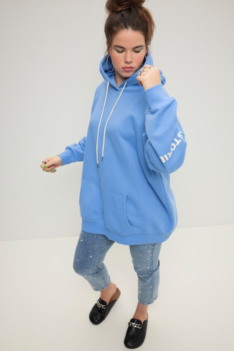 Hoodie, Kapuzensweater, very oversized, Ballon-Langarm