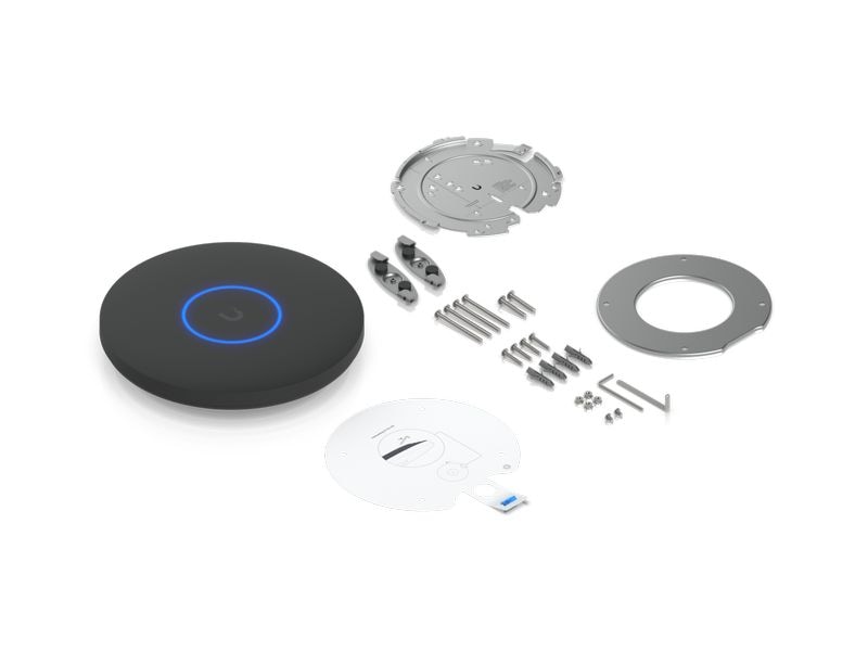 Ubiquiti Access Point Unifi U7 Pro XG Schwarz An der Decke montierter 6-Stream WiFi 7 AP mit 10/5/2.5/1 GbE-Unterstützung
