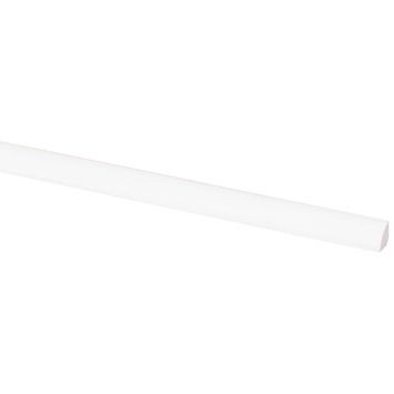 Kwartrond grenen gegrond 16x16 mm 270 cm