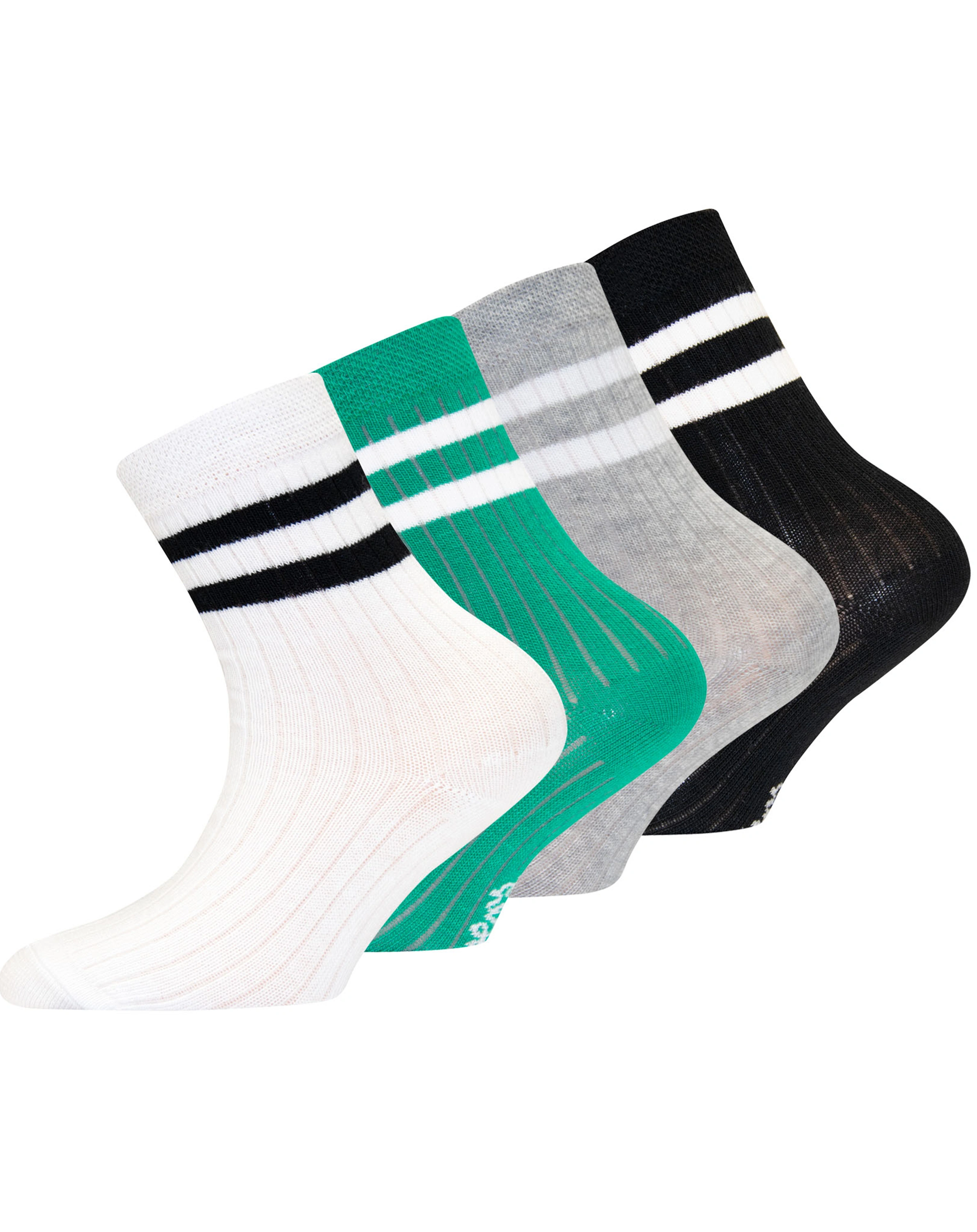 Kindersocken RIPPE COLOUR 4er Pack in multi/grün