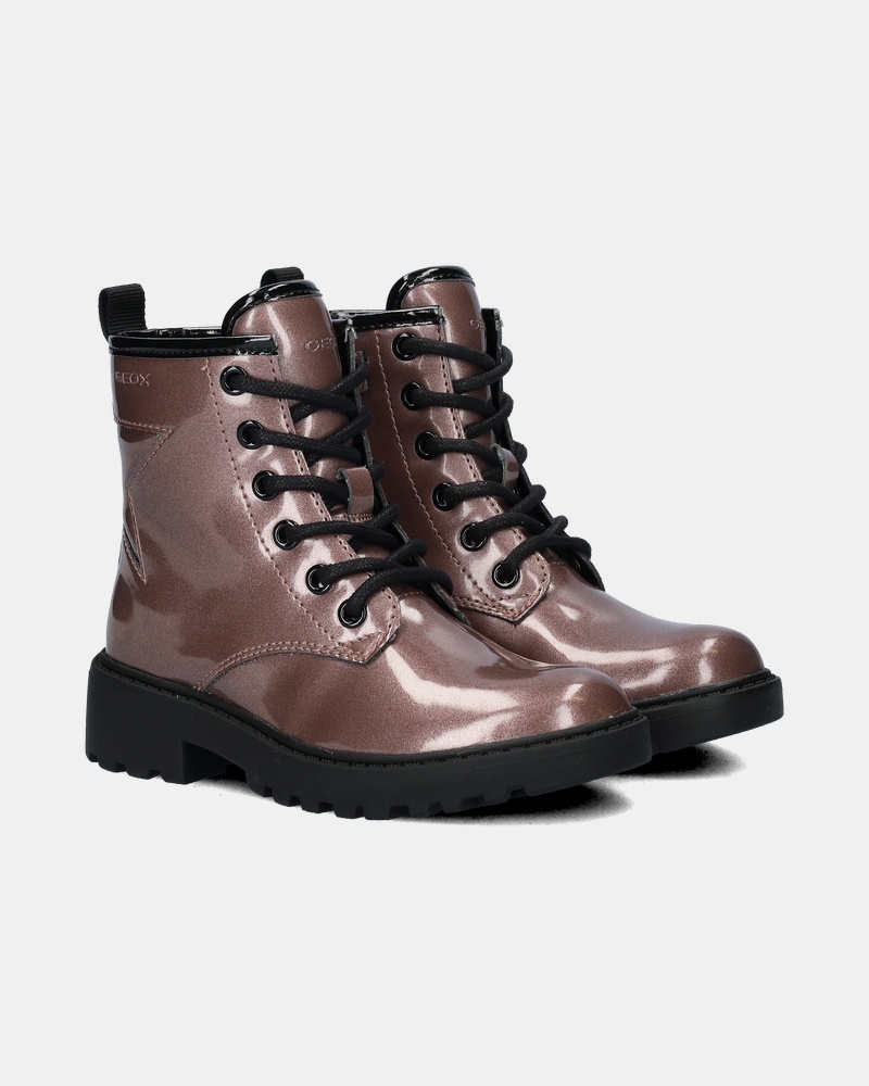 Geox J Casey Veterboots  - roze