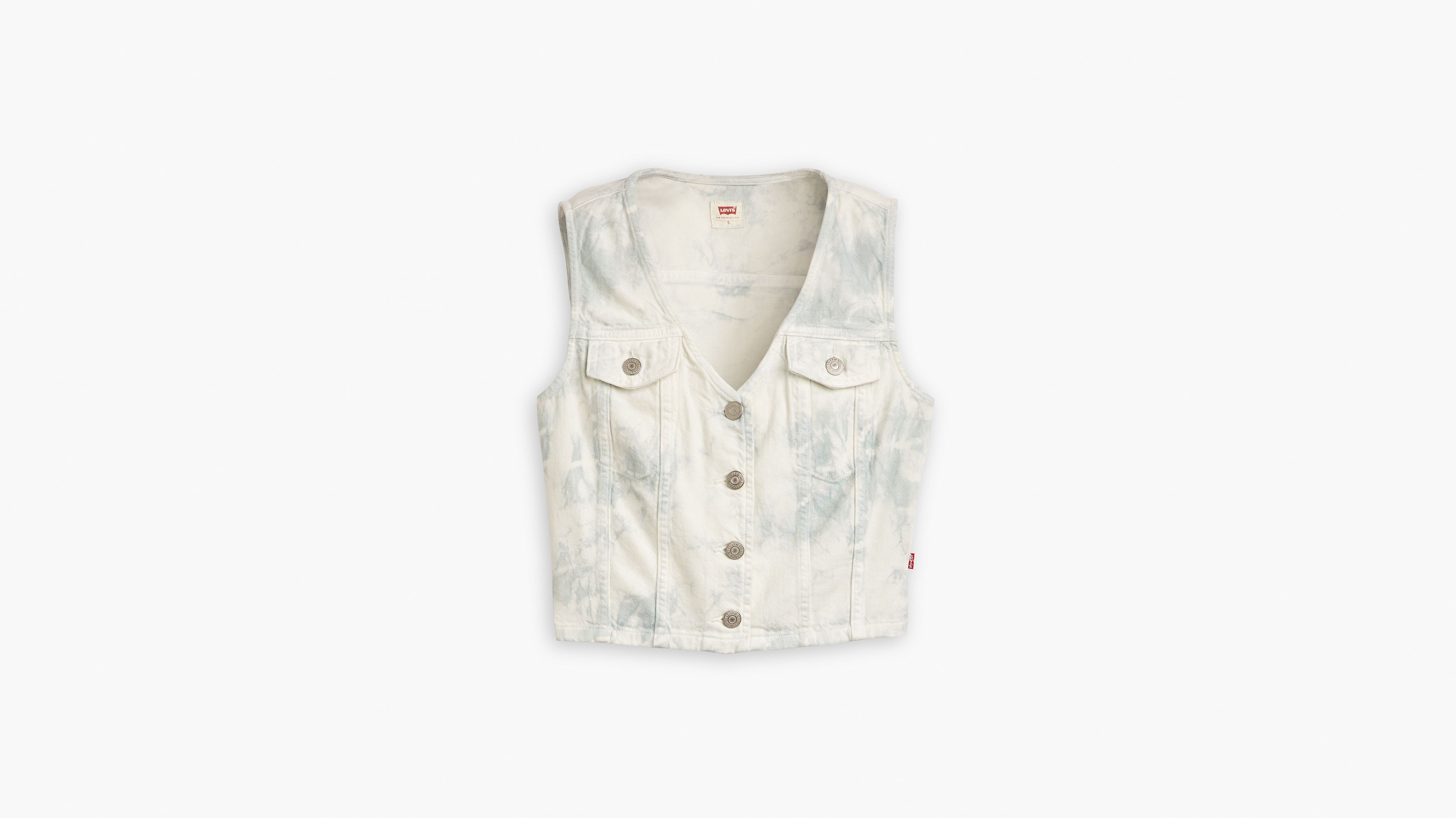 Bustier Bella Denim - Maybe Blue Trucker - Bleu