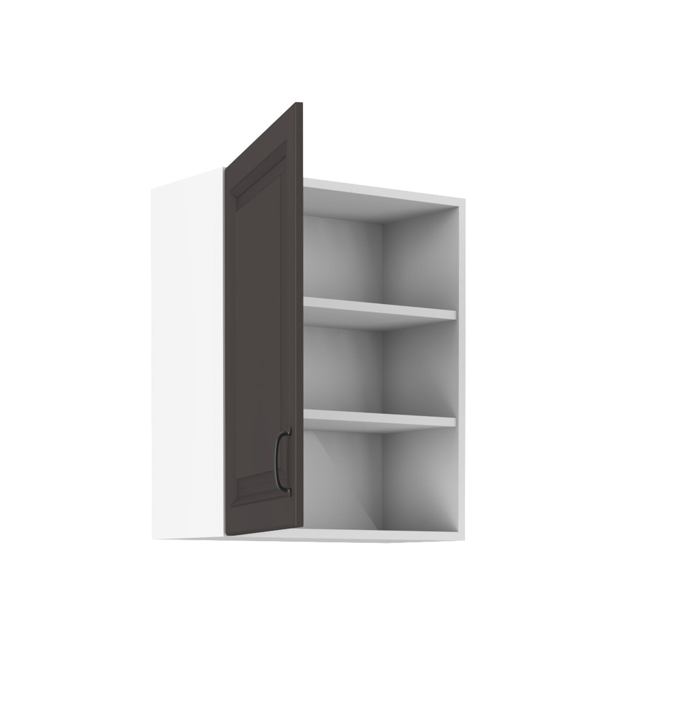 Hängeschrank 60 cm Stilo Grau Küchenzeile Küchenblock Küche Landhaus Einbauküche