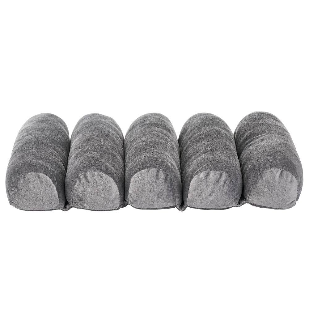 Coussin confort multi-positions gris souple et modulable
