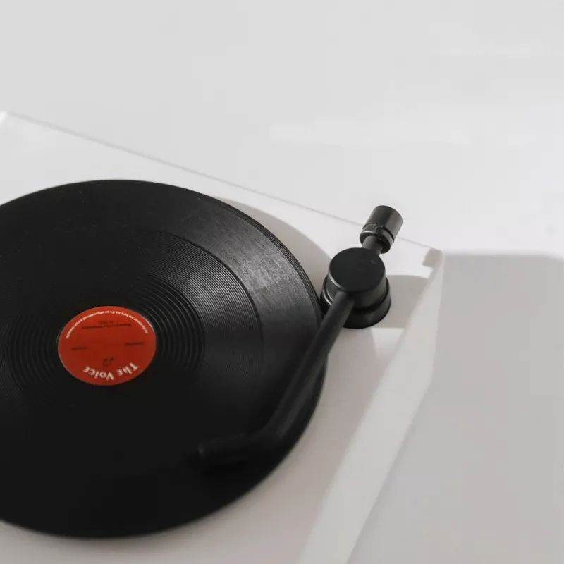 HOMTEC - Oplaadbare USB Retro Vinyl Platenspeler Design Bluetooth Speaker