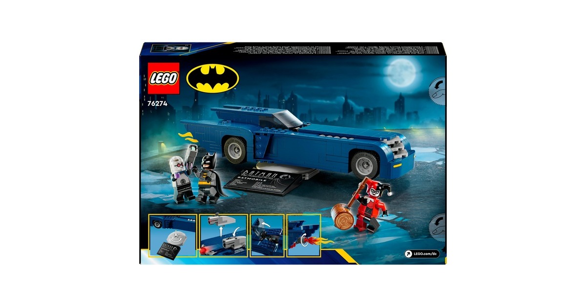 LEGOBatman - Batman met de Batmobile vs. Harley Quinn en Mr. Freeze Constructiespeelgoed  (76274)