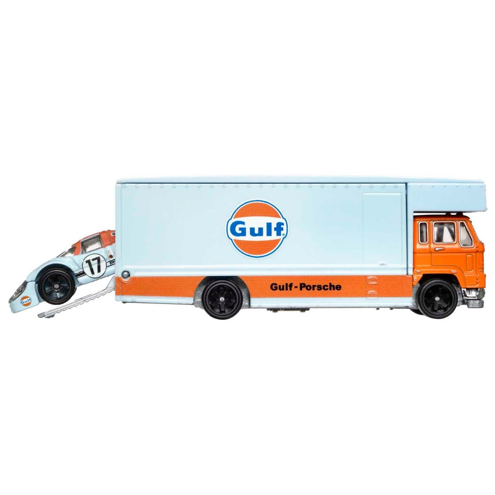 Hot Wheels Team Transport Porsche 917 LH Auto und Fleet Flyer Fahrzeug