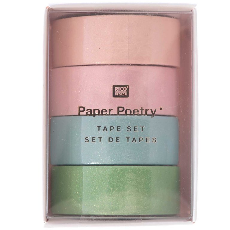 Klebeband Set Paper Poetry