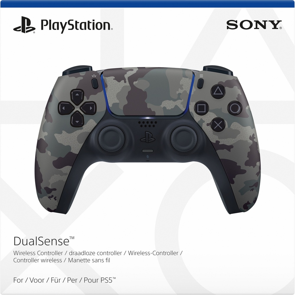 PlayStation DualSense Wireless-Controller, graues Tarnmuster