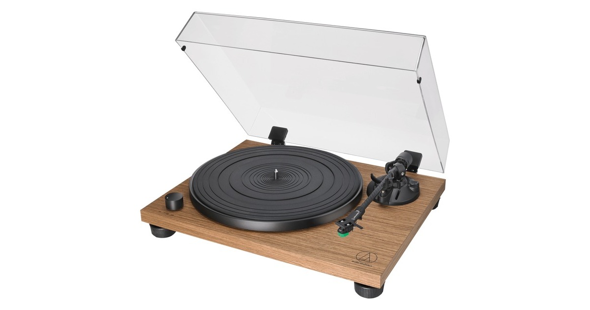 Audio-TechnicaAT-LPW40WN platenspeler  (Zwart/houtkleur)