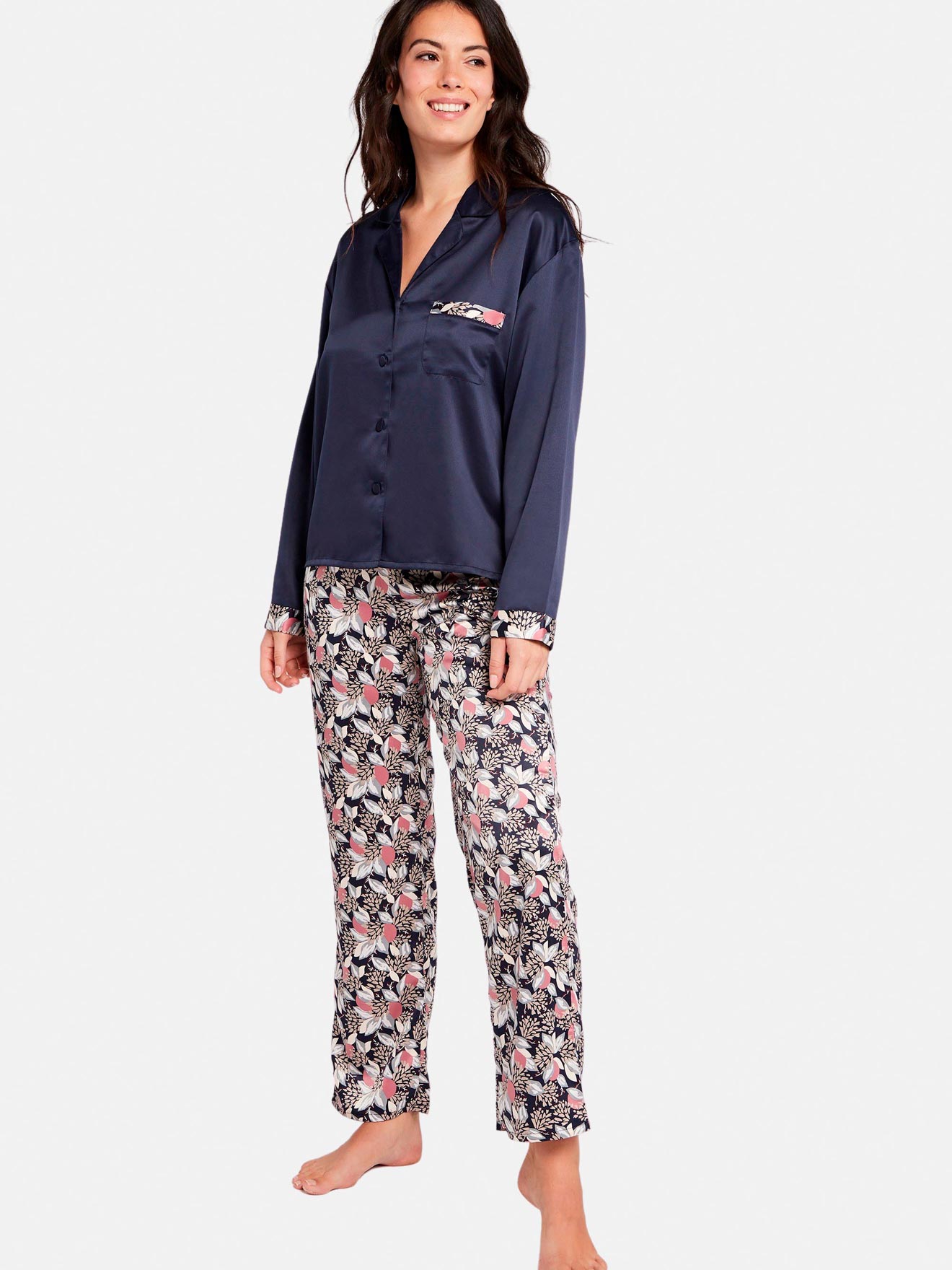 Pantalon en satin Idole