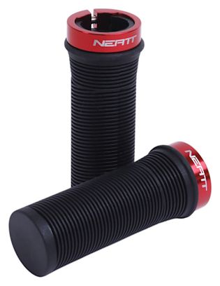 Paire de Grips Neatt Enfants One Lock Pro Small 92mm Noir / Rouge
