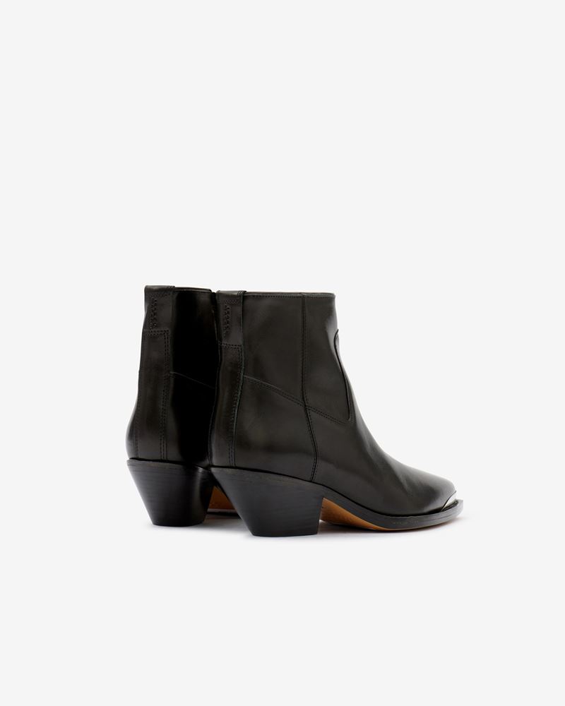 BOTTINES EN CUIR DE VACHETTE ADNAE
