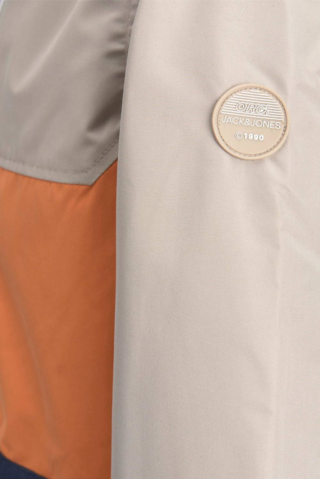 JACK & JONES zomerjas JORLUKE zand/oranje/donkerblauw