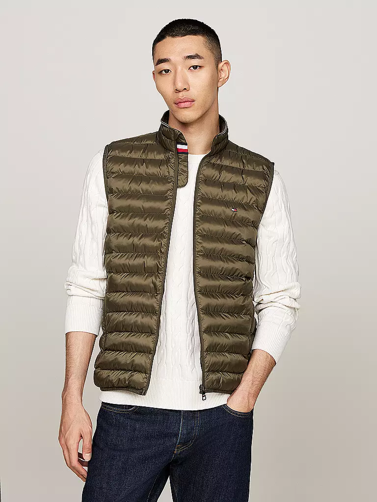 TOMMY HILFIGER Steppgilet  olive