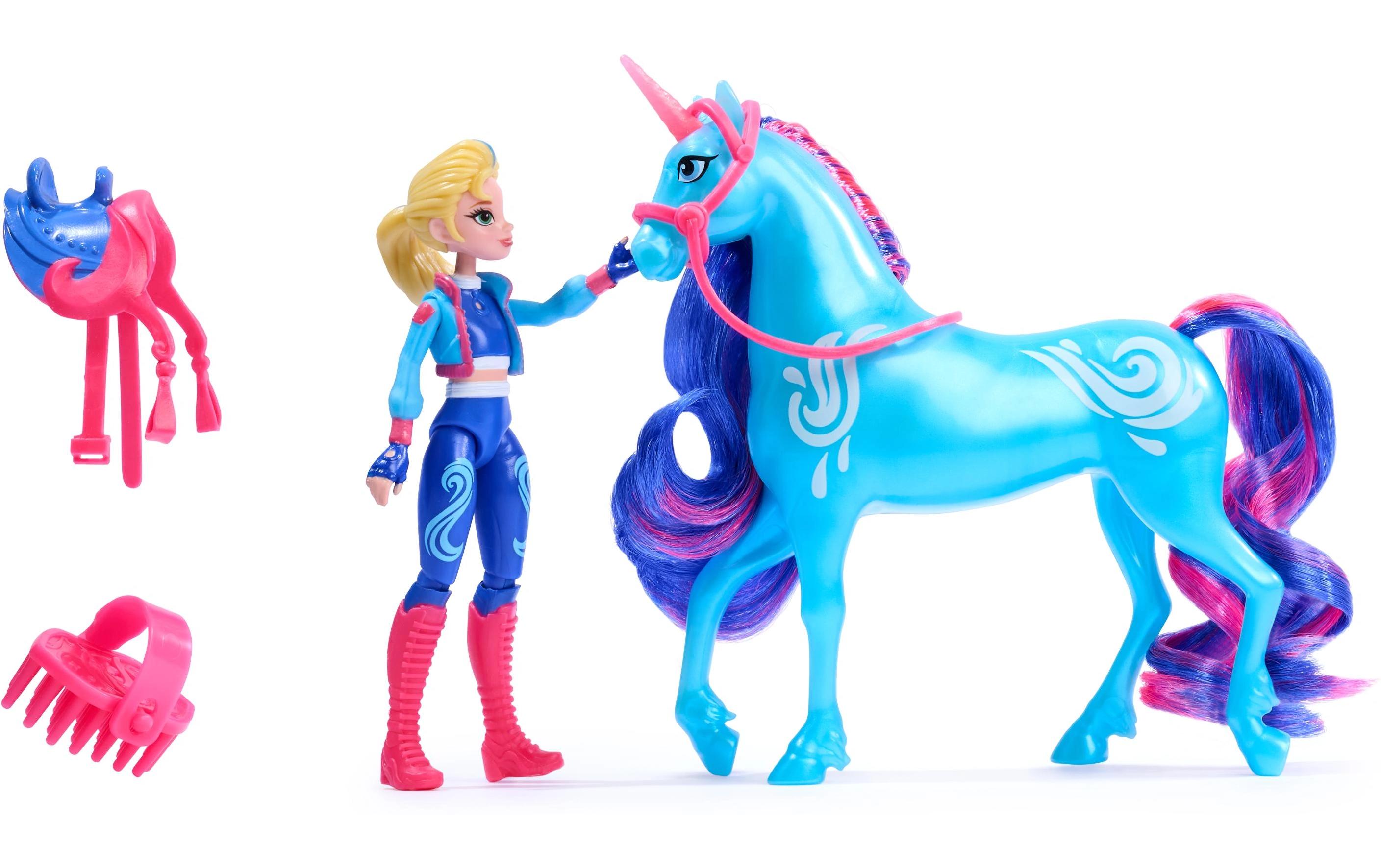 Unicorn Academy Isabel Doll & River UnicornPuppe Isabel und Einhorn River für Kinder