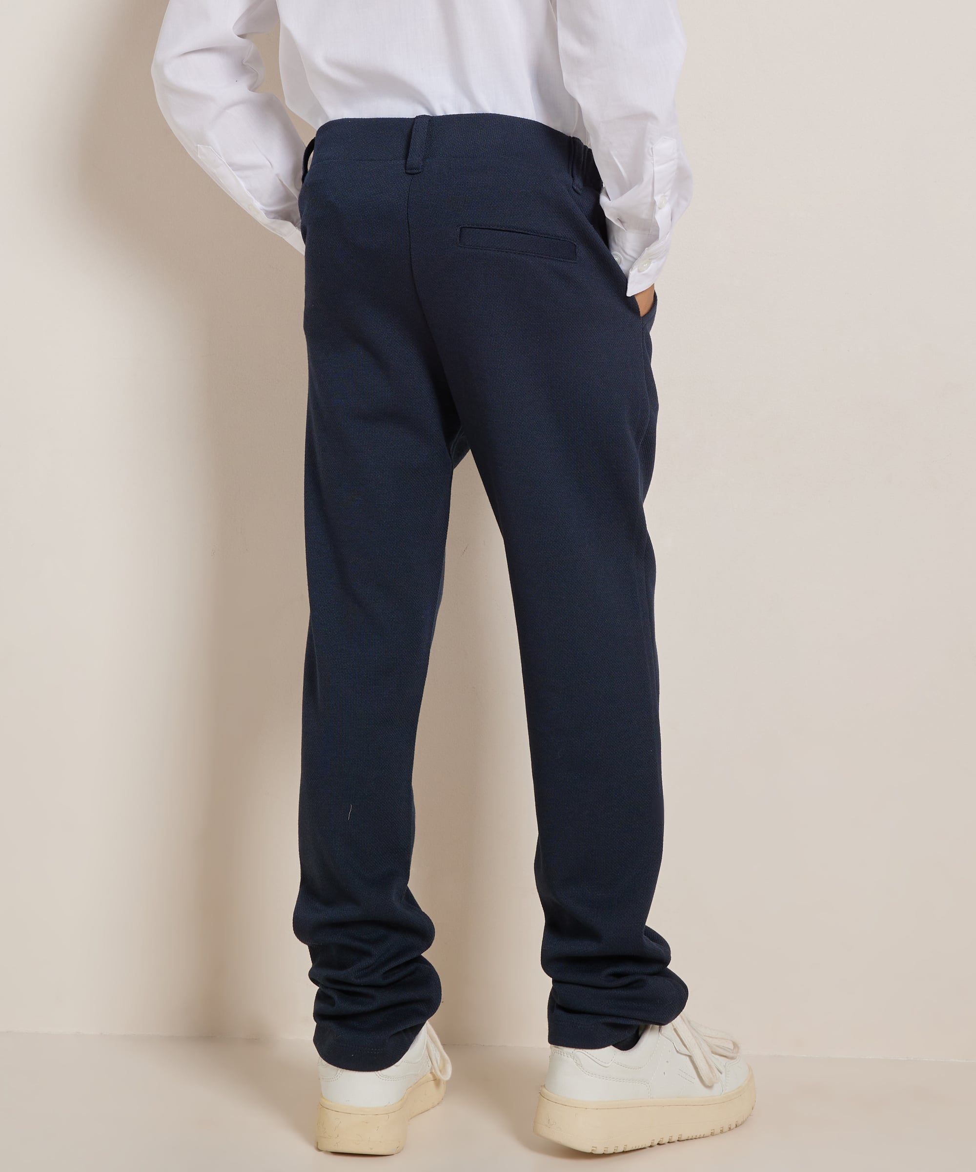 uni slim fit broek