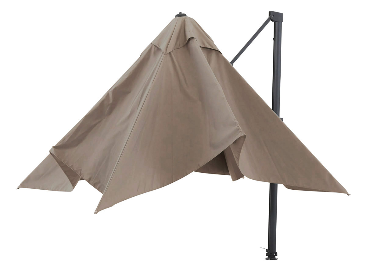 Madison Saint-Tropez 355 x 300 cm parasol - Taupe