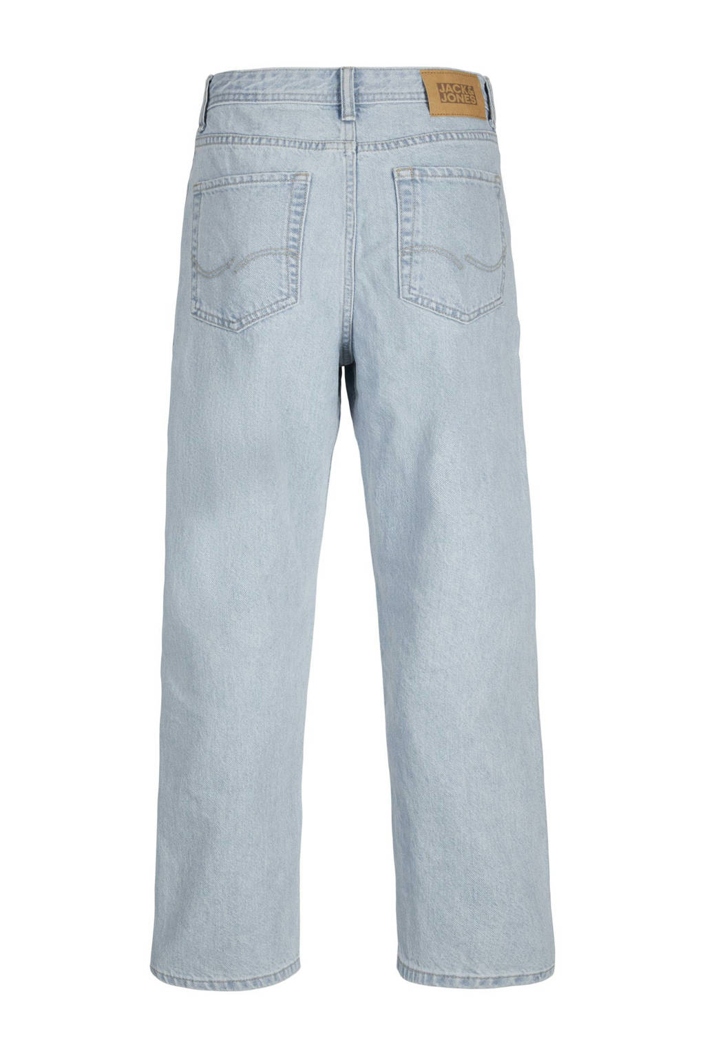 JACK & JONES loose high waist loose fit jeans light blue denim