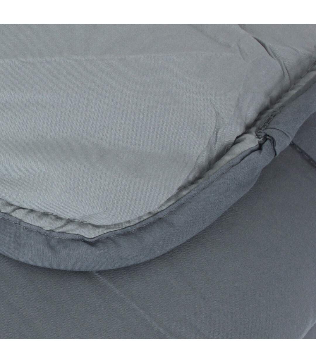 Couette hiver 140x200 cm COCOON BICOLORE Acier/Argent garnissage fibre polyester 400g/m2