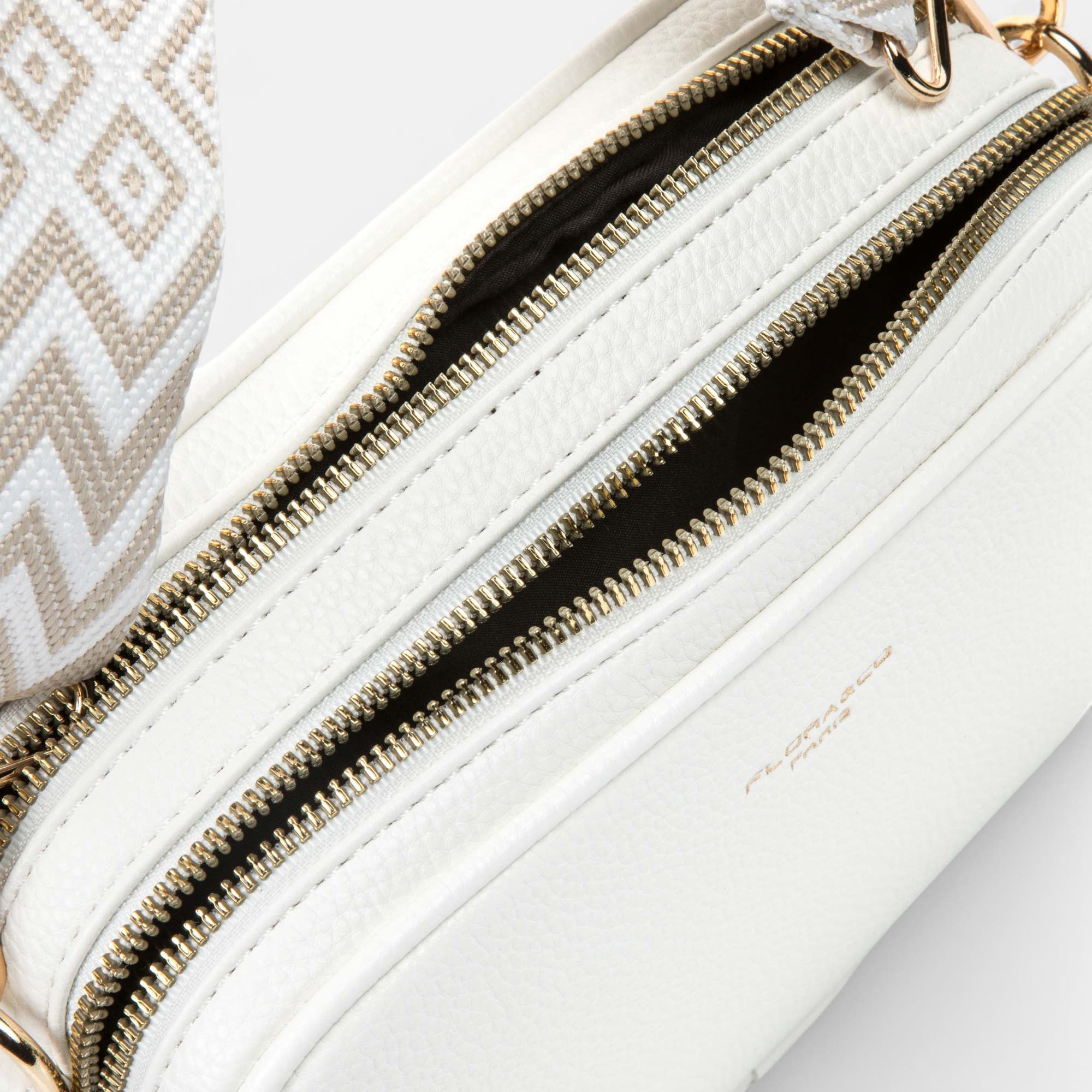 Sac bandoulière blanc