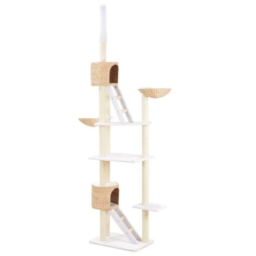Arranhador para gatos de 5 níveis, marrom