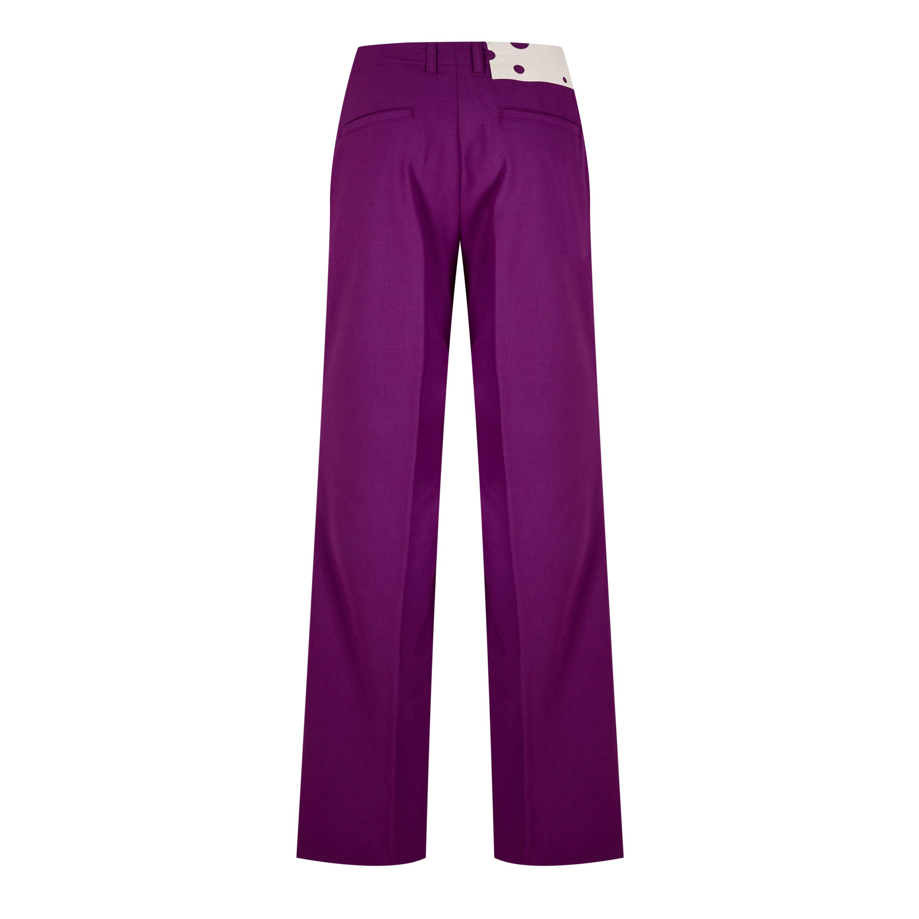 Off White Straight Leg Trousers