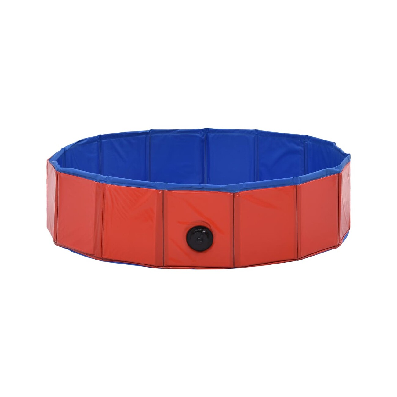 VidaXL Hunde-Pool rot 80 cm, 20 cm