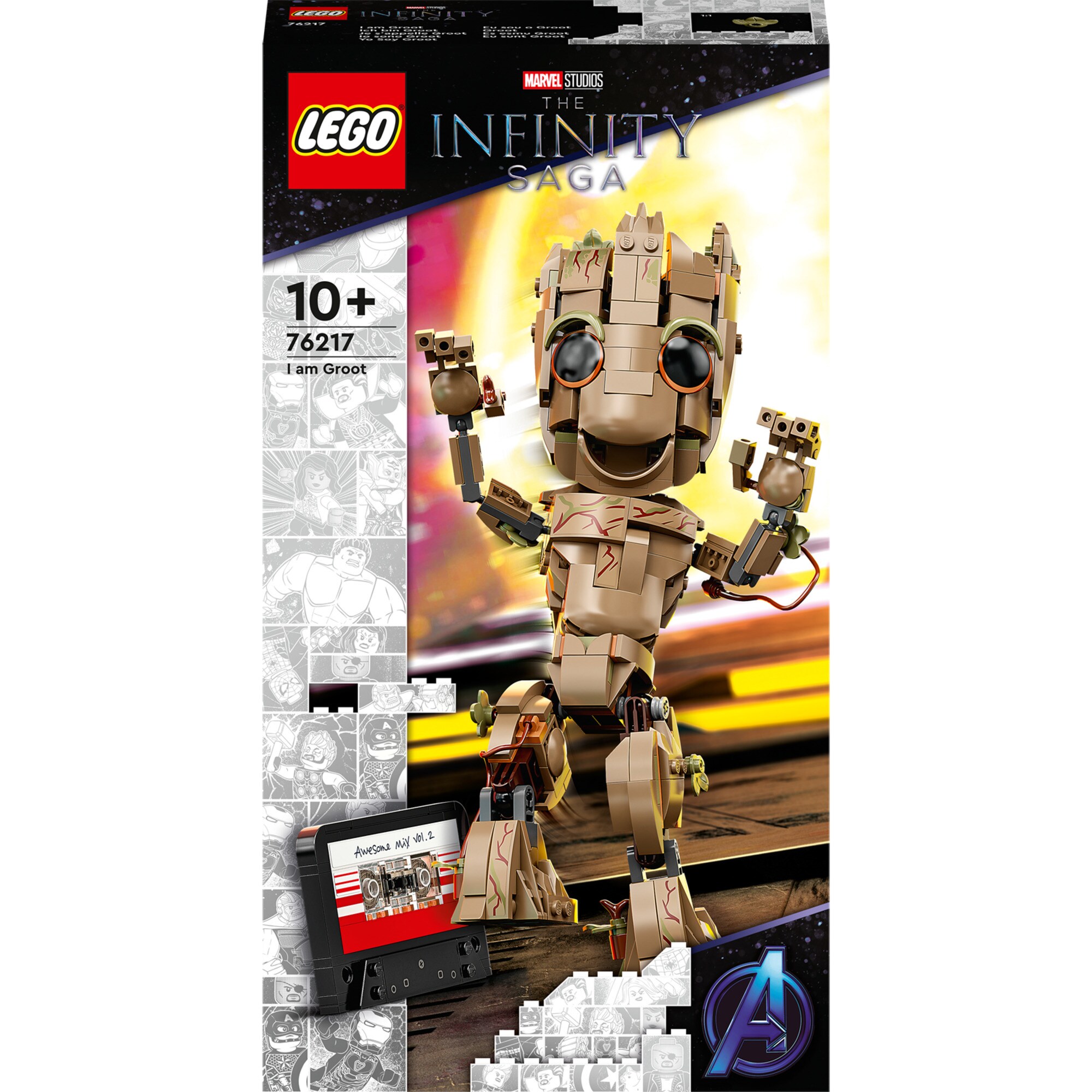 LEGO Konstruktionsspielzeug Marvel Super Heroes - Ich bin Groot