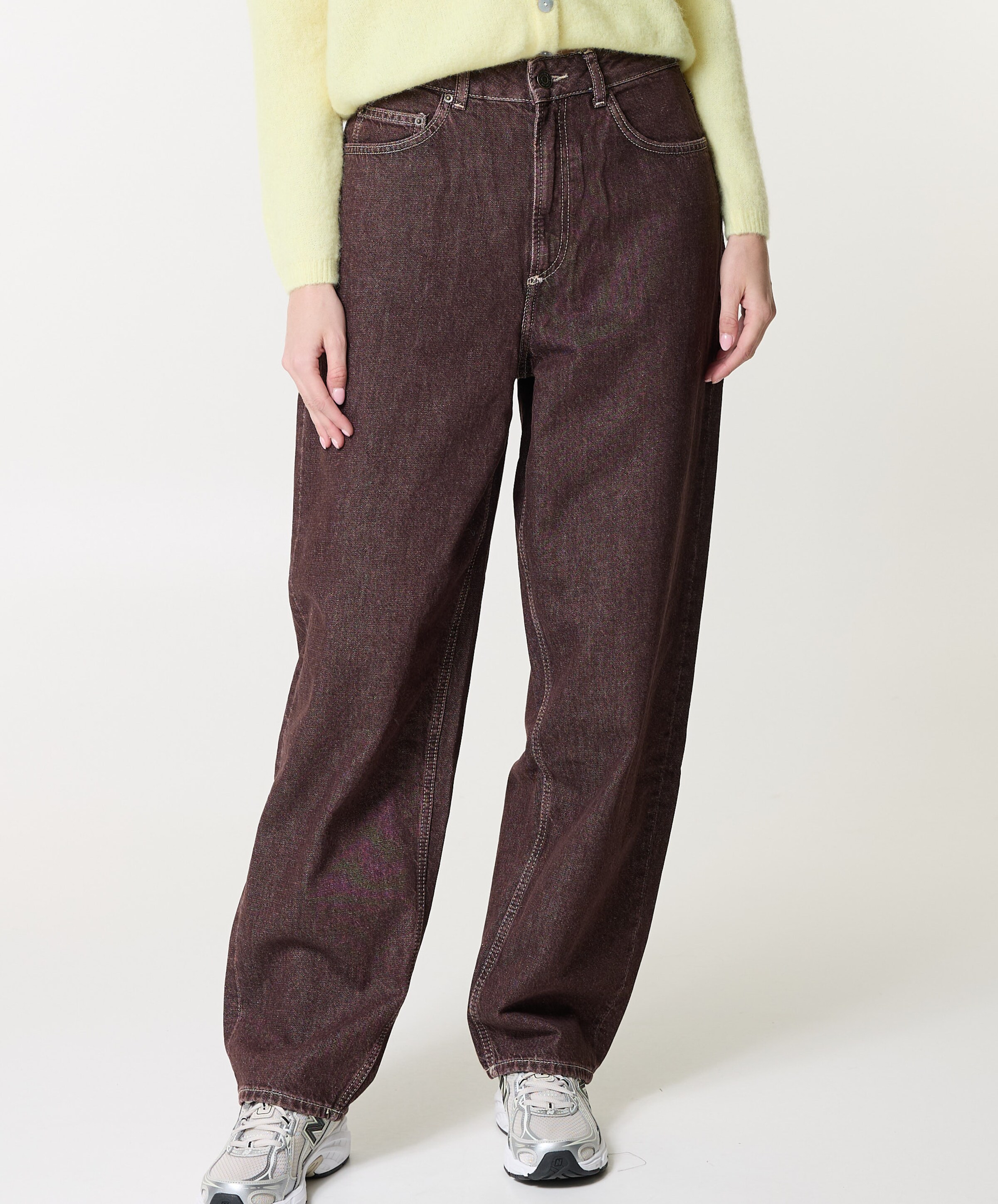 American Vintage Oshow dames broek bruin