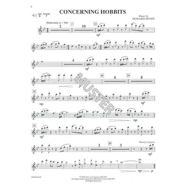 Alfred Music Publishing Lord Of The Rings 1-3 Flute
