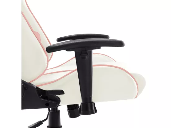 Chaise de jeu Blanc et rose Cuir artificiel