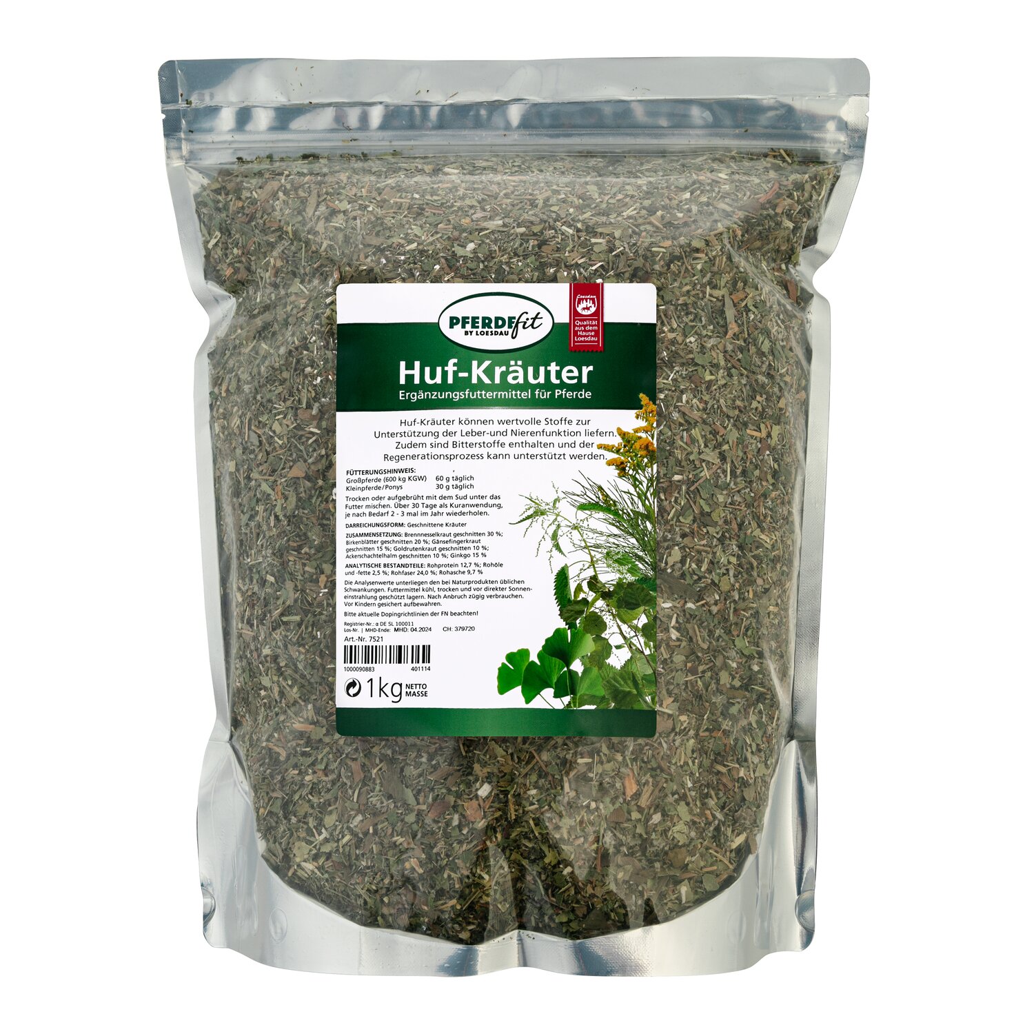 PFERDEfit by Loesdau Huf-Kräuter  - 1 kg