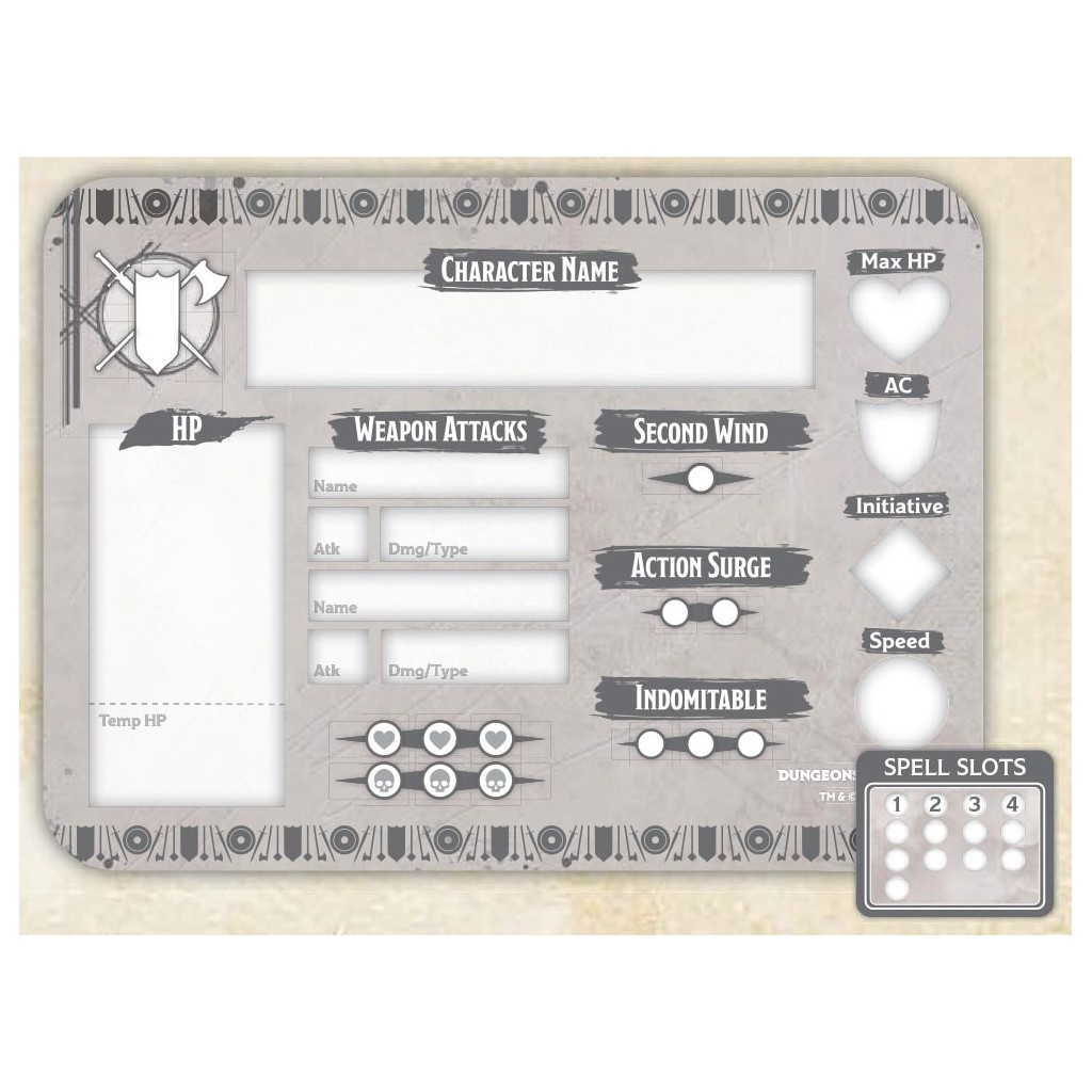 D&D - Fighter Token Set