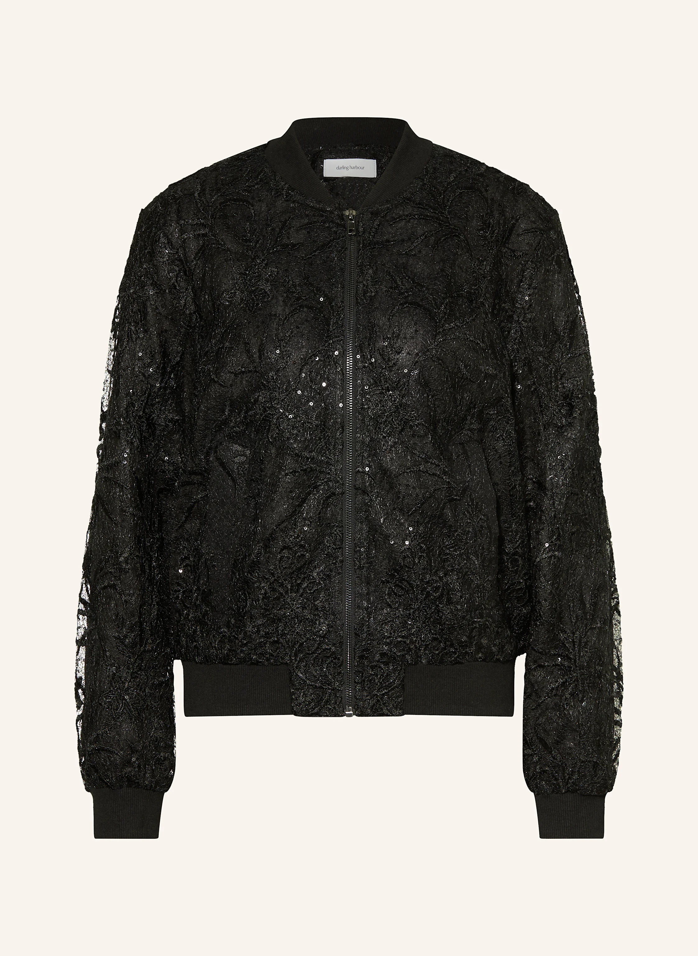 darling harbour Blouson aus Spitze mit Pailletten