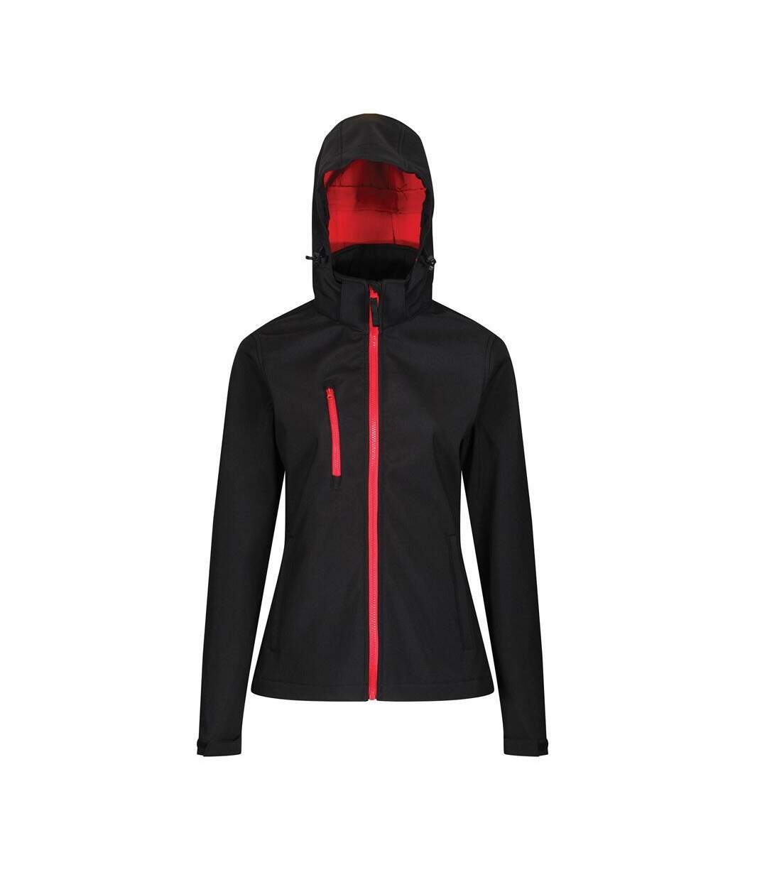 Regatta - Veste softshell VENTURER - Femme (Noir / rouge) - UTPC4255