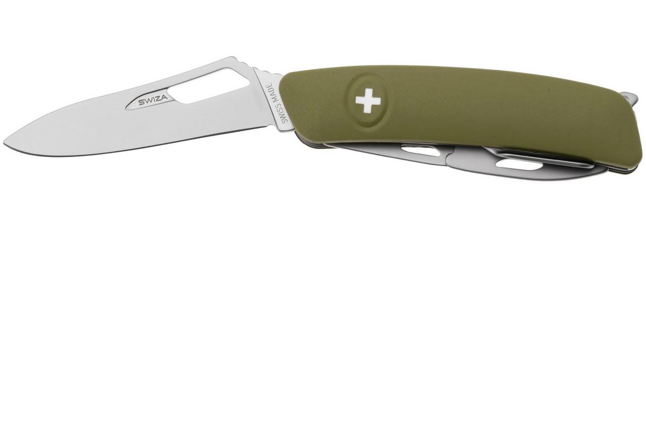 Swiza SH03 R AM, KSH.0036.1050, Olive, Zwitsers zakmes, 6 tools