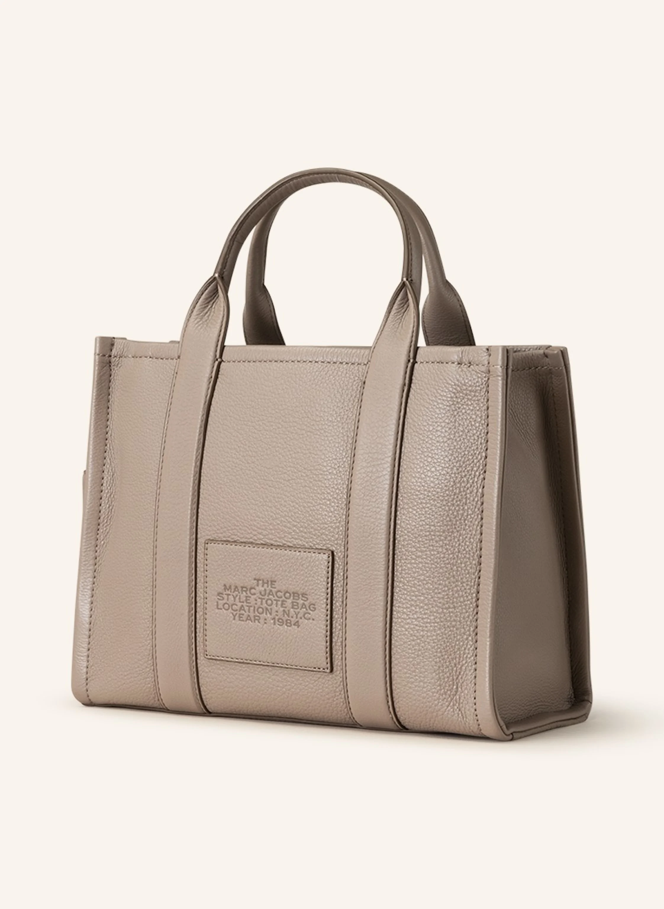 MARC JACOBS Shopper THE MEDIUM TOTE BAG LEATHER