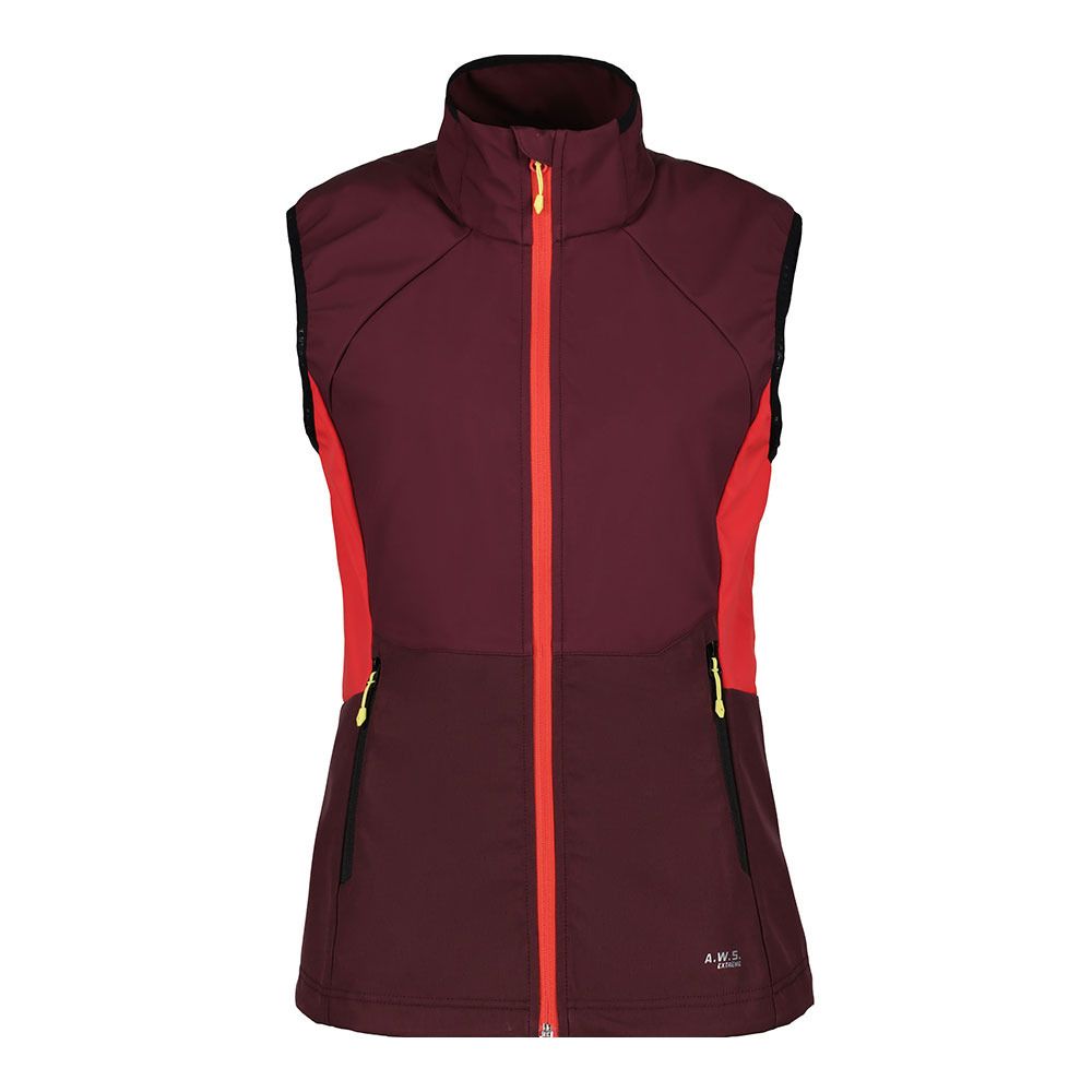 Icepeak BRANSON - Gilet Femme burgundy