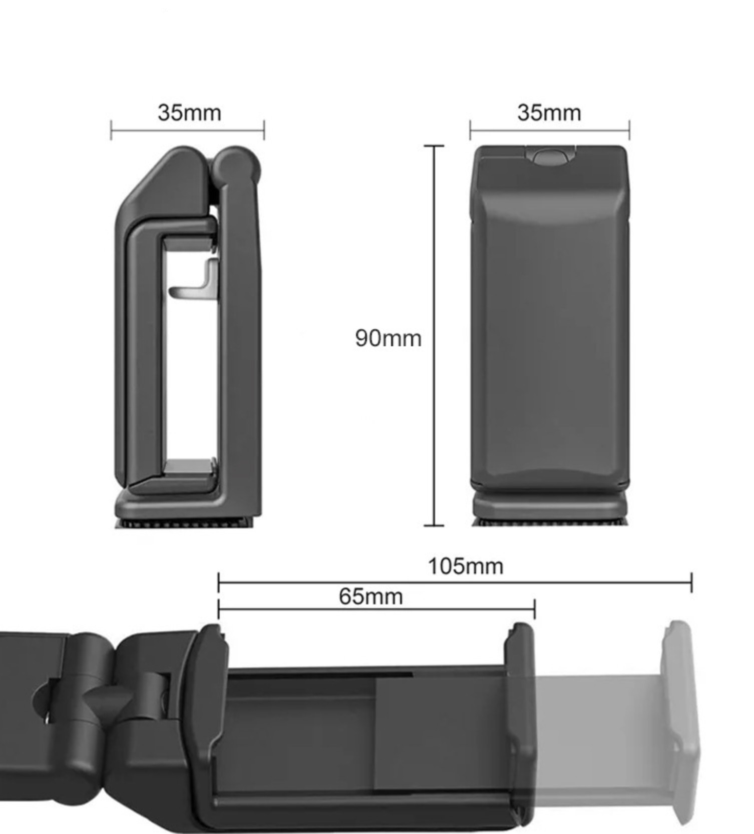 Universal Verstellbare Auto Flugzeug Desktop Smartphone Drehbare 360º Grad Handy Halterung (4.7