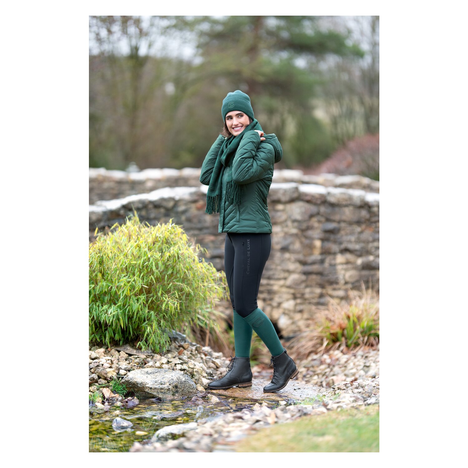 Cheval de Luxe Thinsocks  - deep emerald