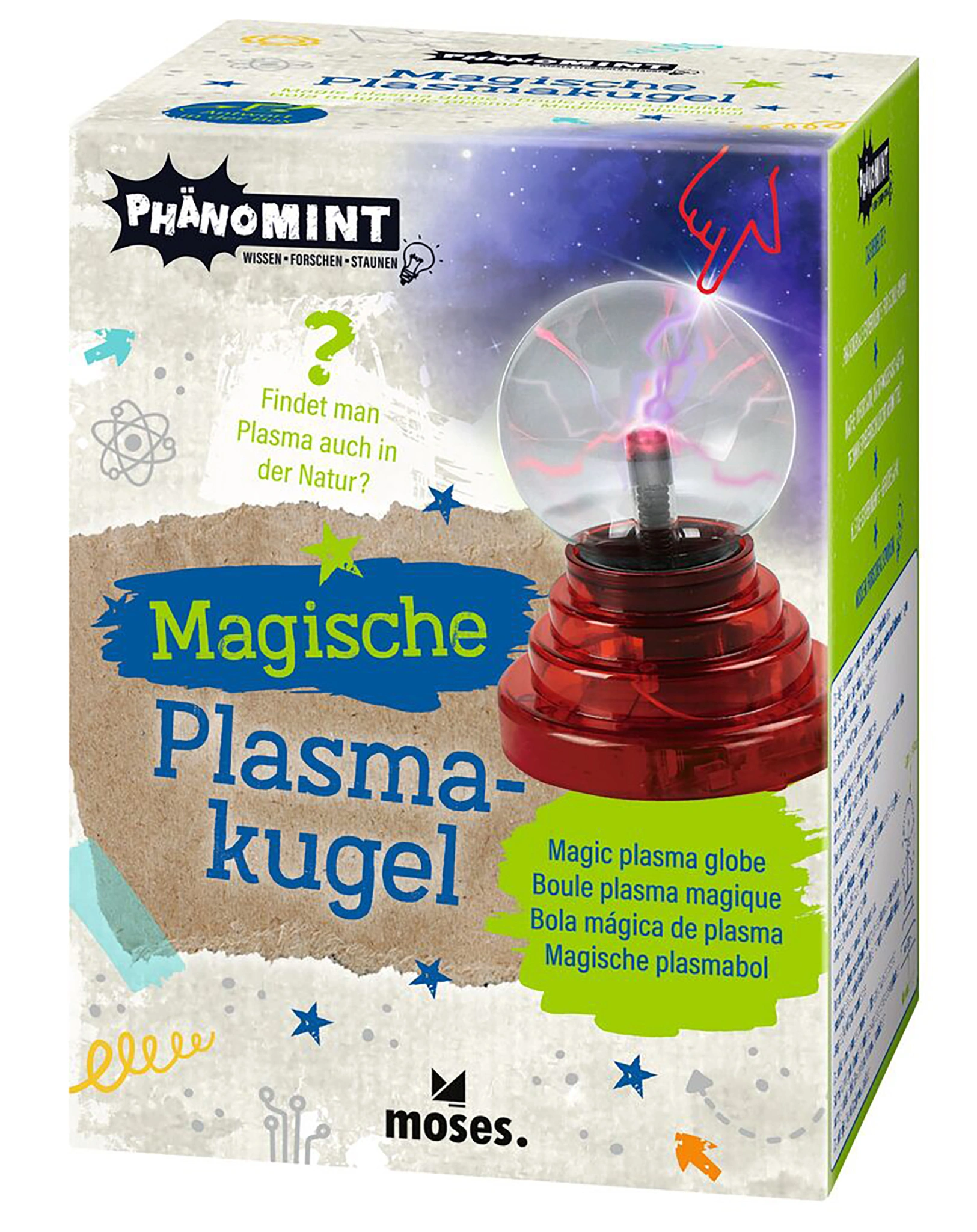 Experimentierkasten MAGISCHE PLASMAKUGEL in rot