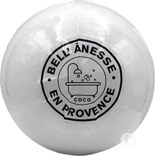Bell'Ânesse En Provence Boule De Bain Effervescente Au Lait D’Ânesse Parfum Coco 180g
