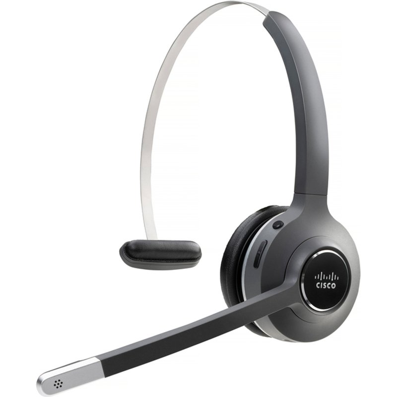 Cisco 561 Casque Sans fil Arceau Bureau/Centre d'appels USB Type-A Bluetooth Noir, Gris