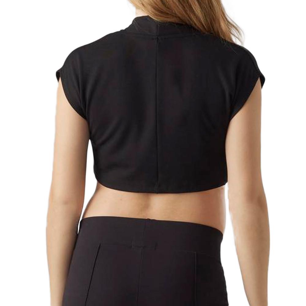 Mamalicious Top Noir Femme Mamalicious Luna Cropped Blazer